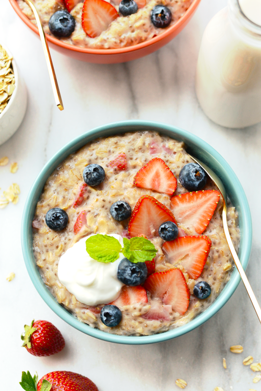 starwberries-and-cream-oatmeal