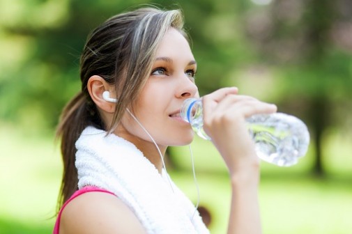 Prevent hair sweat after a workout?