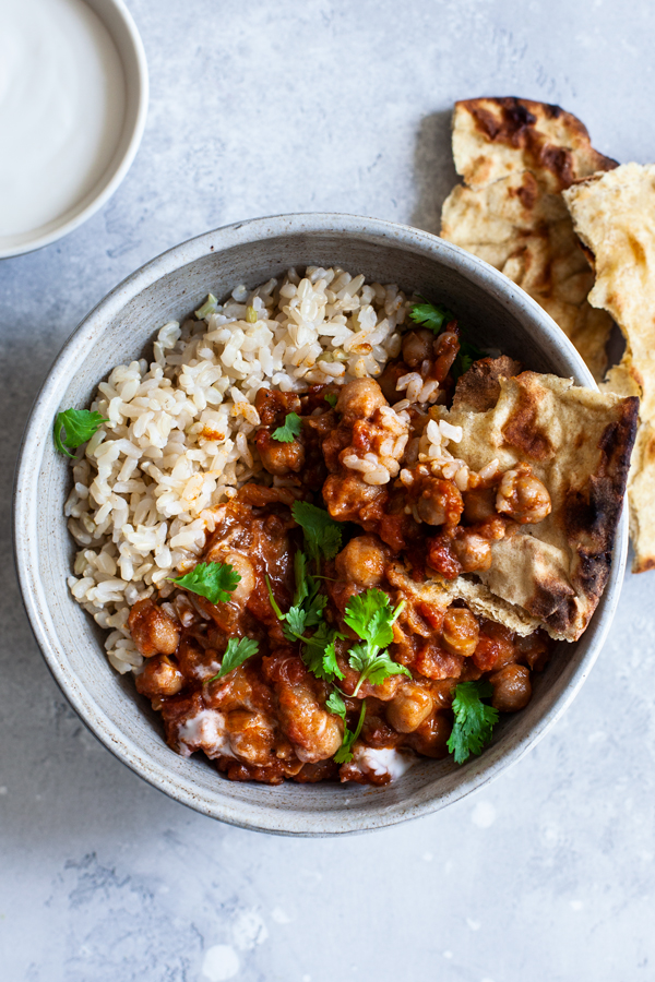 Simple Slow Cooker Chana Masala | The Full Helping