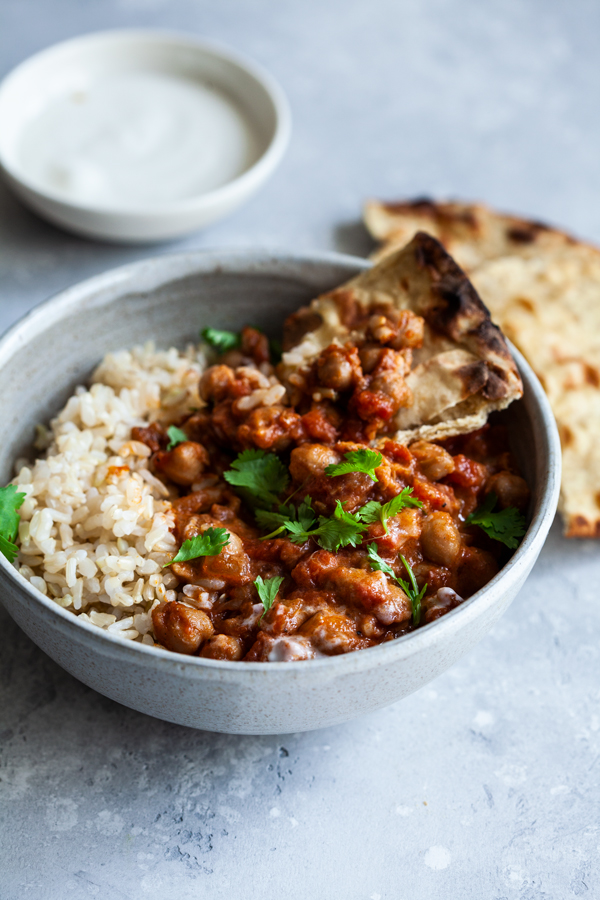 Simple Slow Cooker Chana Masala | The Full Helping