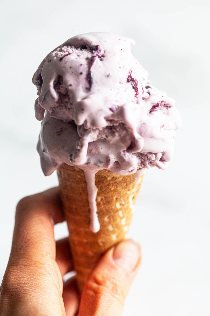 Vegan Chocolate Cherry Ice Cream