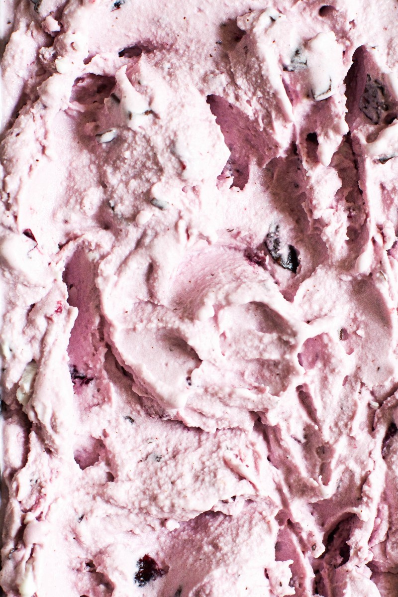 Vegan Chocolate Cherry Ice Cream | The Full Helping