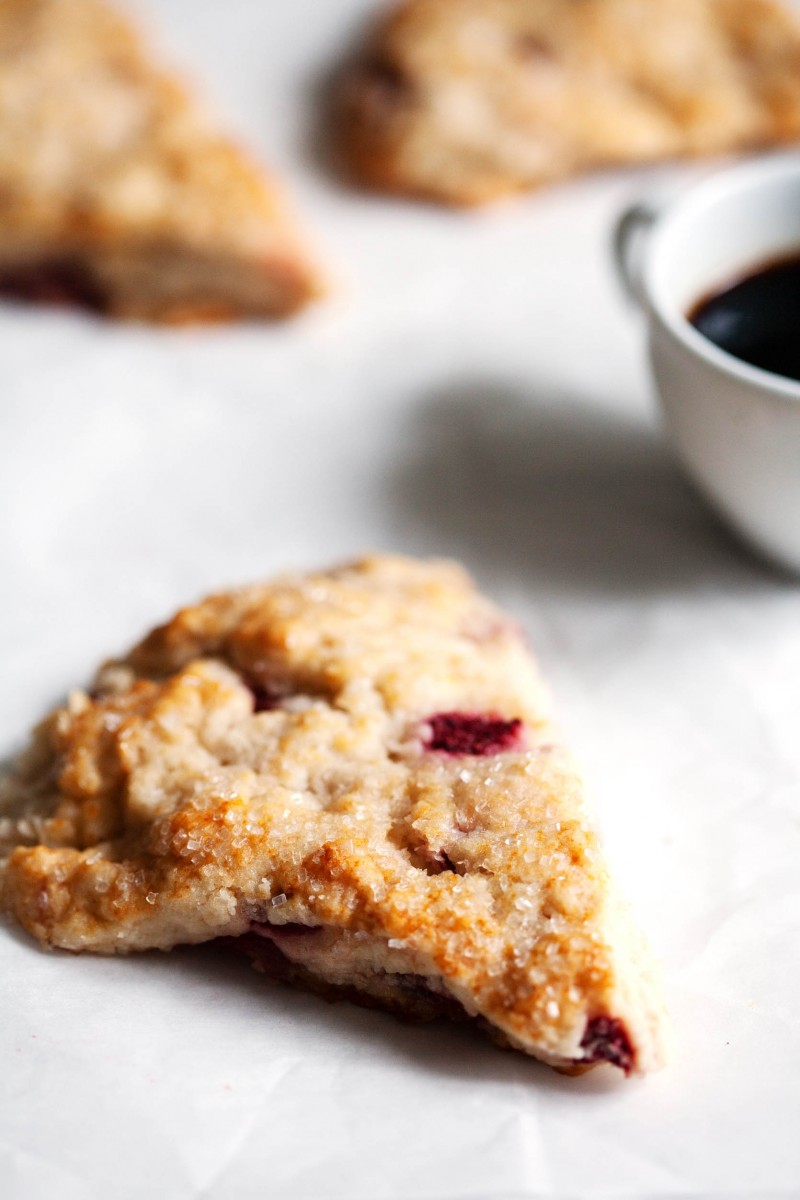 vegan scones and coffee