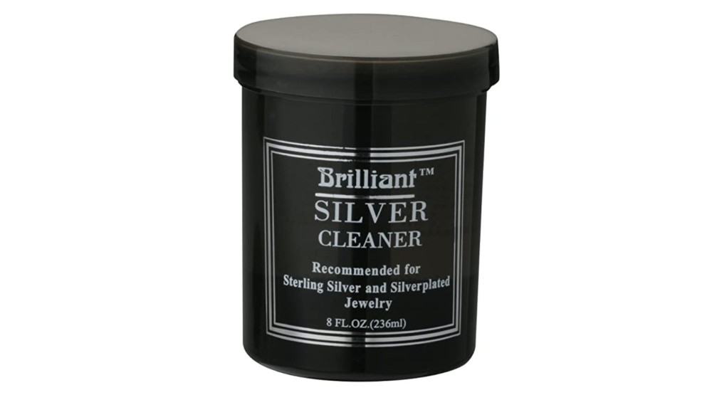 A black container of cleaning solution from Brillant.