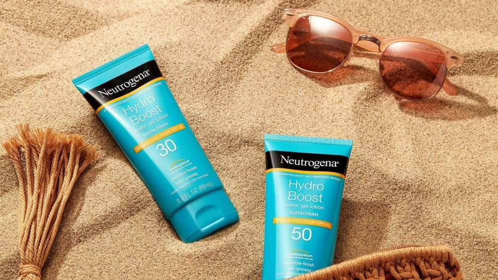 Two tubes of HydroBoost Sunscreen.