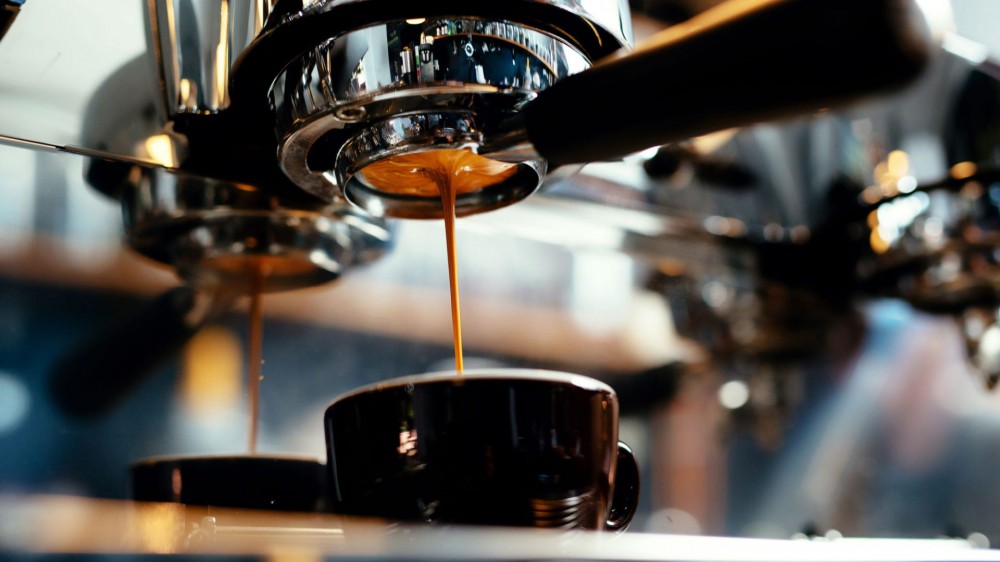 An espresso machine