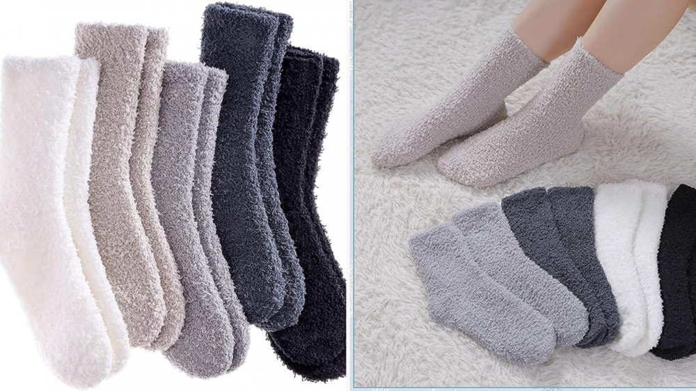 Variety of plus slipper socks